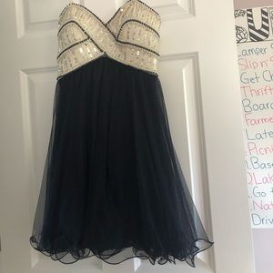 New condition strapless homecoming/formal dress